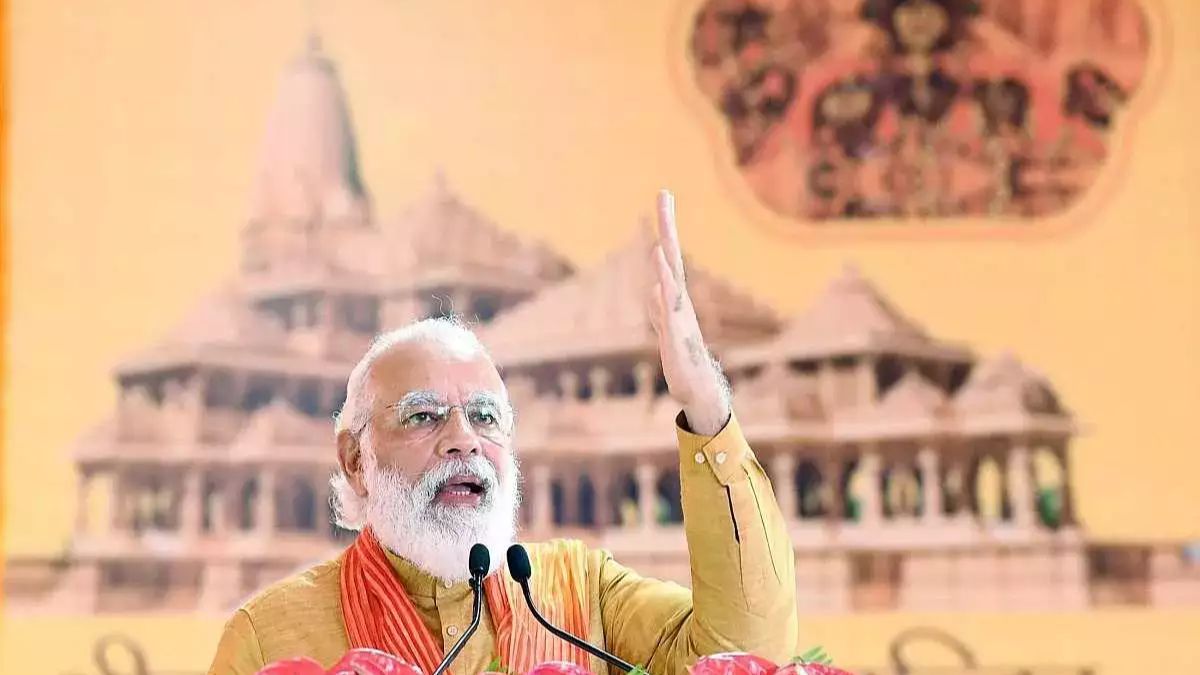 Pm Modi Begins 11 Day Anushthan For Ram Mandirs Pran Pratistha In Ayodhya 6657